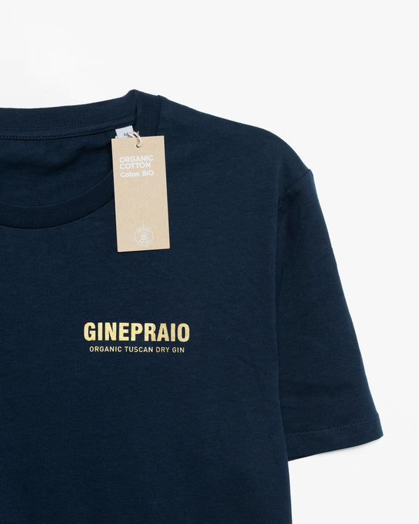 T-SHIRT IN COTONE BLU