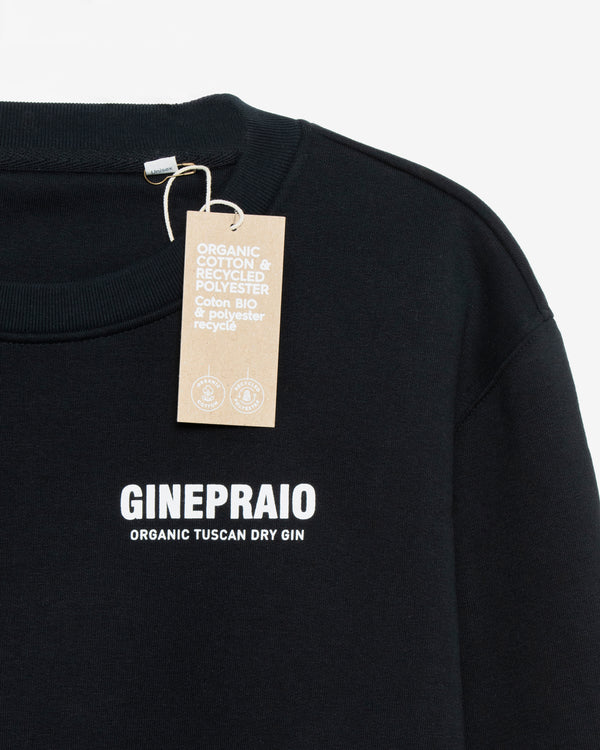 BLACK COTTON SWEATSHIRT