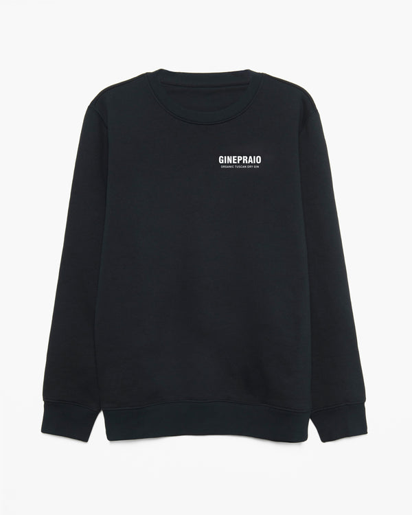 BLACK COTTON SWEATSHIRT